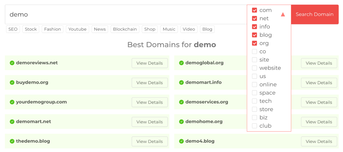 DomainWheel Screenshot