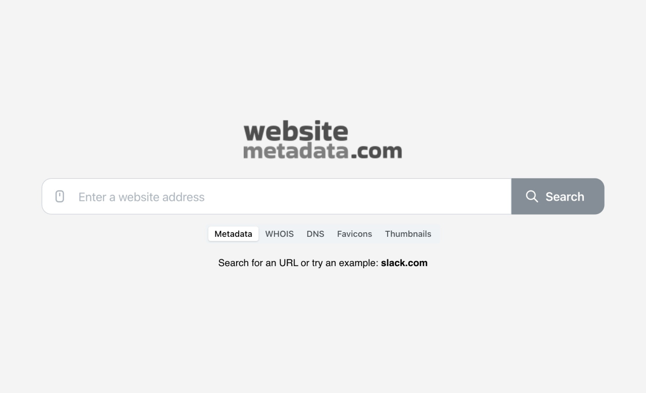 Website Metadata Screenshot